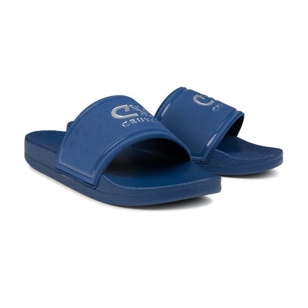 Cruyff Classics - Agua Copa Slides - Navy