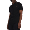 Fred Perry - Twin Tipped Polo Shirt - Black/Shaded Stone