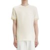 Fred Perry - Striped Cuff T-Shirt - Ecru