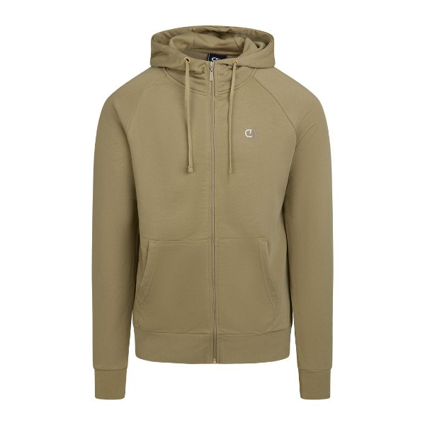 Cruyff - Classic Zip-Through Hooded Sweater - Sand