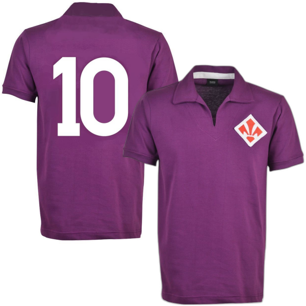 Image de Maillot rétro Fiorentina années 1970 + Nombre 10 (Antognoni)