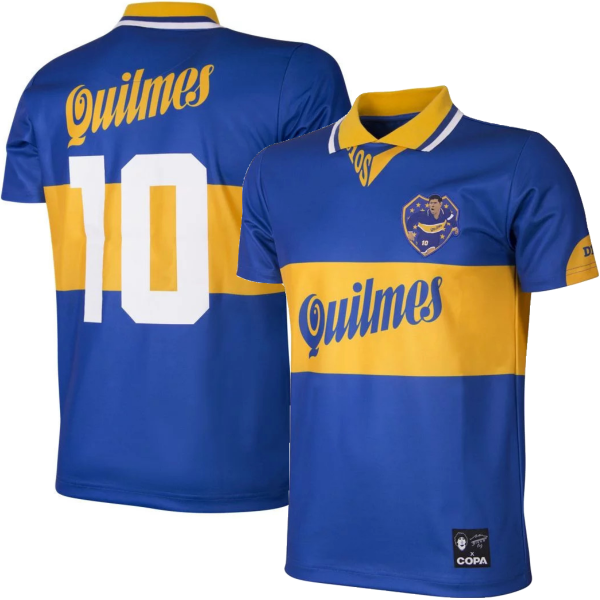 Boca Juniors Maradona Retro Football Shirt 1995 + 10 