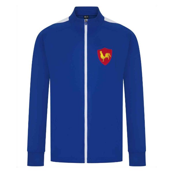 Rugby Vintage - France Gallic Rooster Track Jacket - Royal Blue