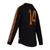 Cruyff - Holland Retro Voetbalshirt WK 1974 + Nummer 14 (Lange Mouwen) - Zwart